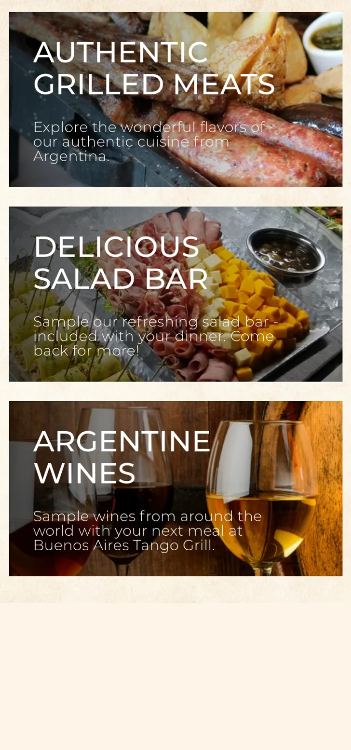 Buenos Aires Grill Resturant mobile view 3