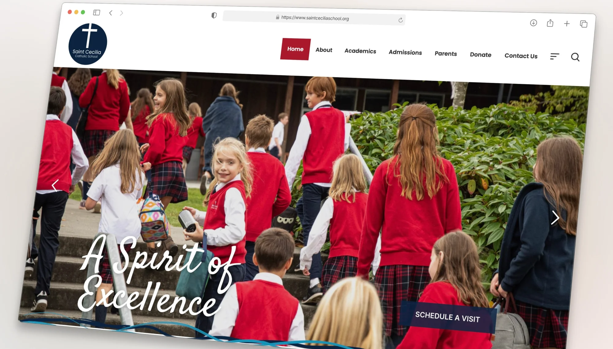 St Cecilia School & Church Website