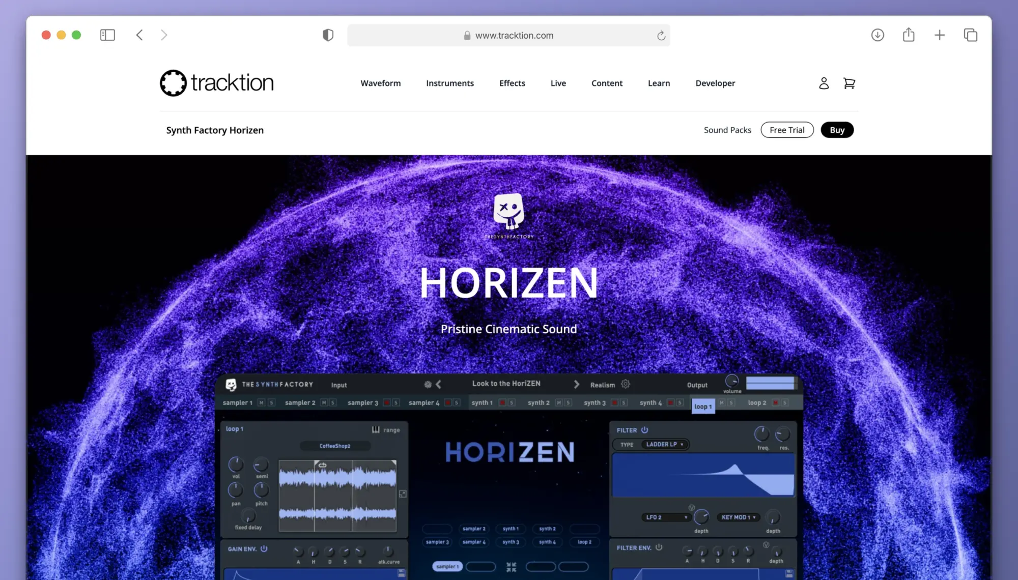 Tracktion E-commerce Store