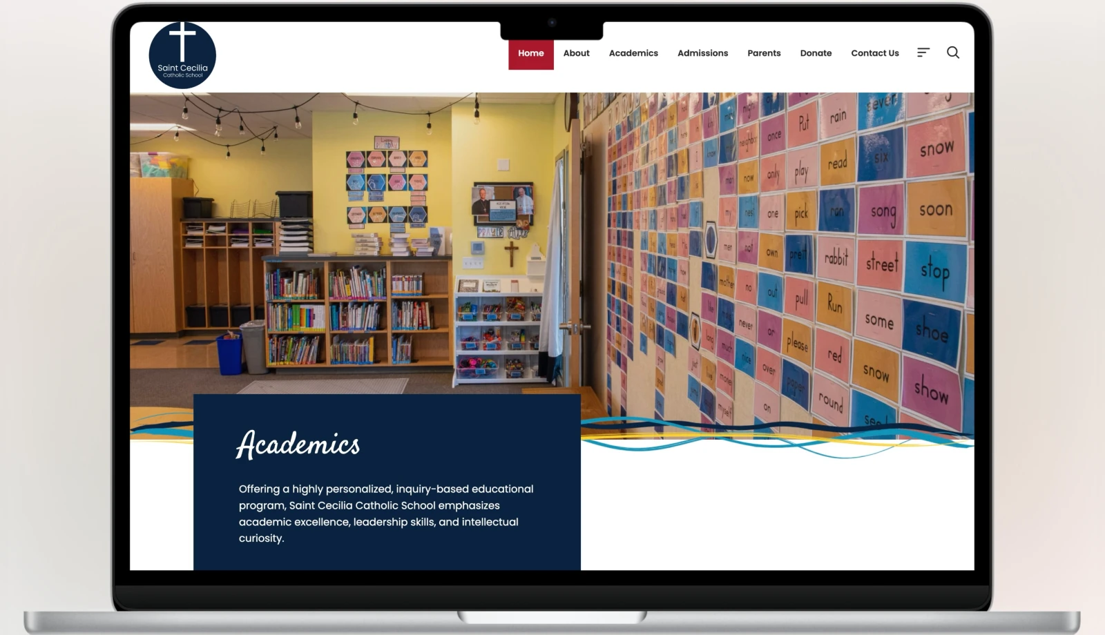 St Cecilia School & Church Website