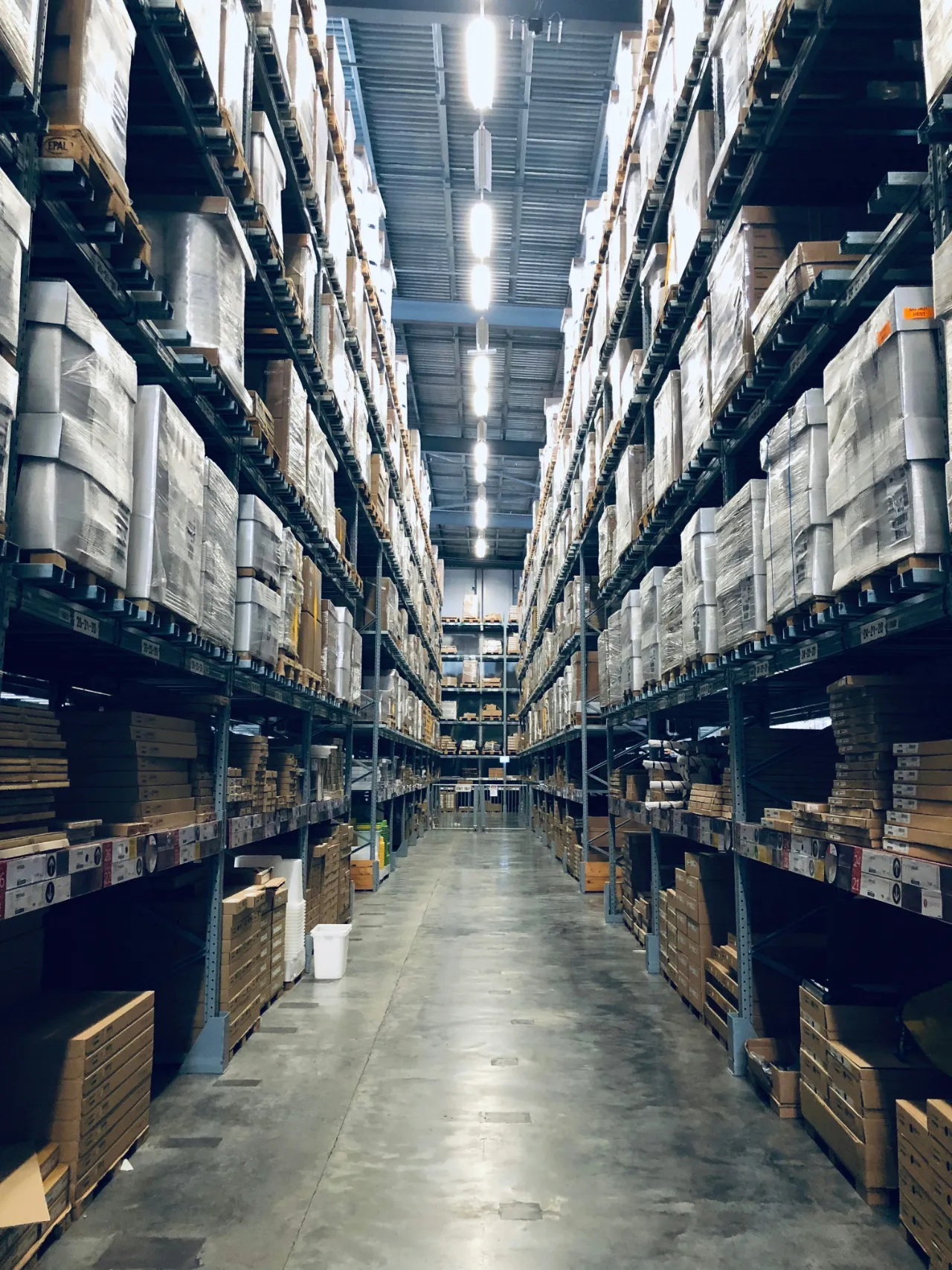 Warehouse operations dashboard with automated inventory tracking and analytics