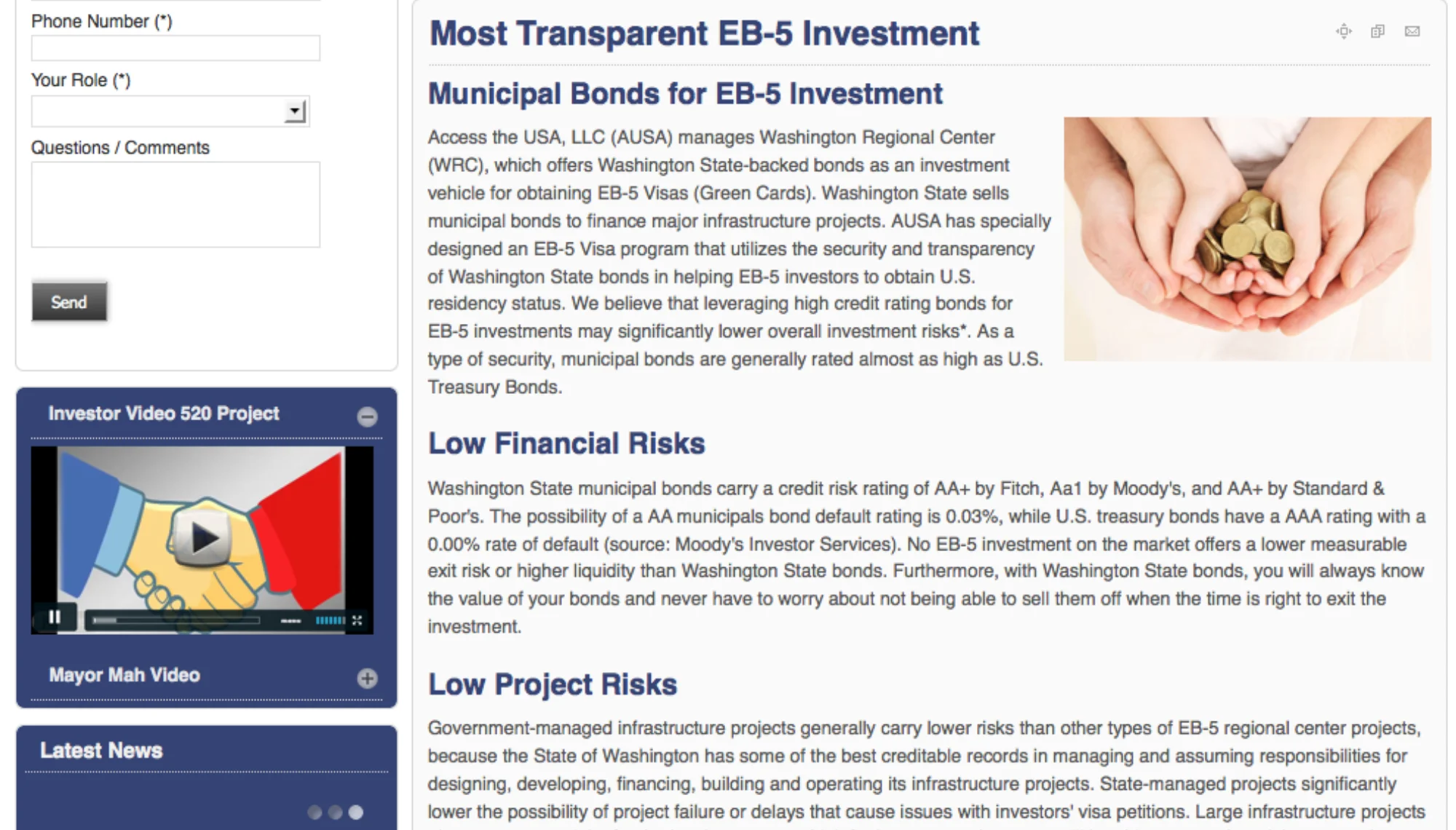 Access the USA Investment