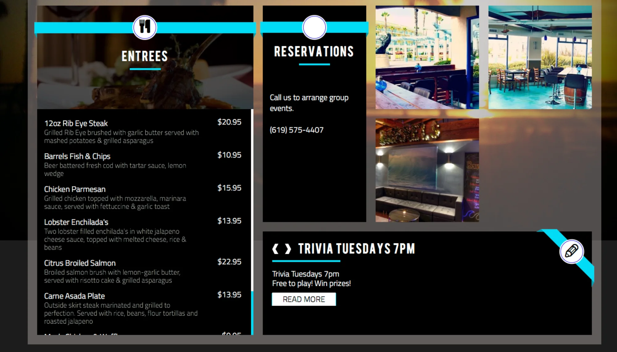 Barrels Restaurant Lounge