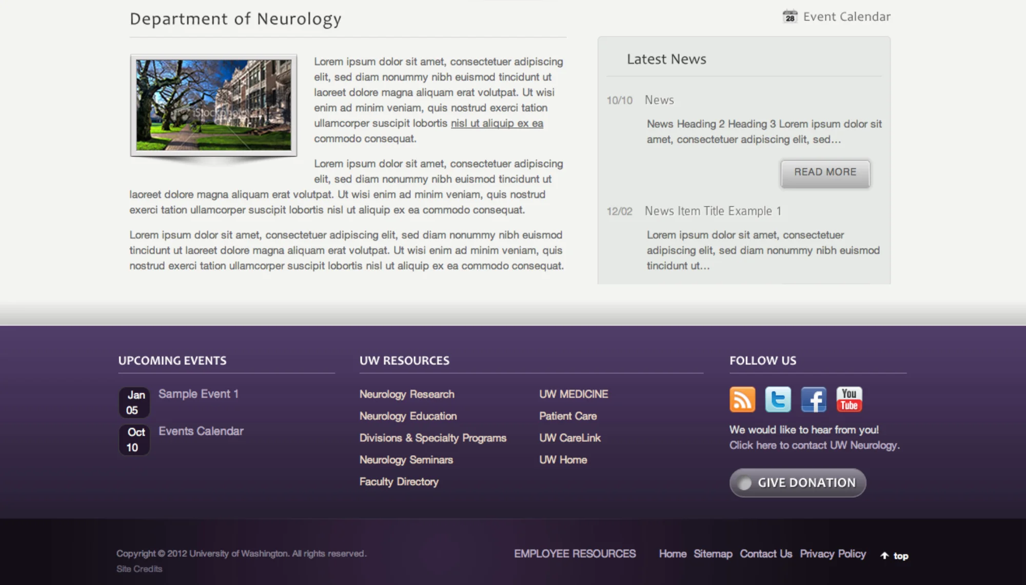 UW Sharepoint Intranet